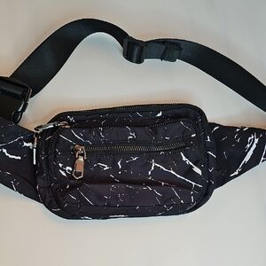 Sol And Selene Marble Patterned Belt Bag